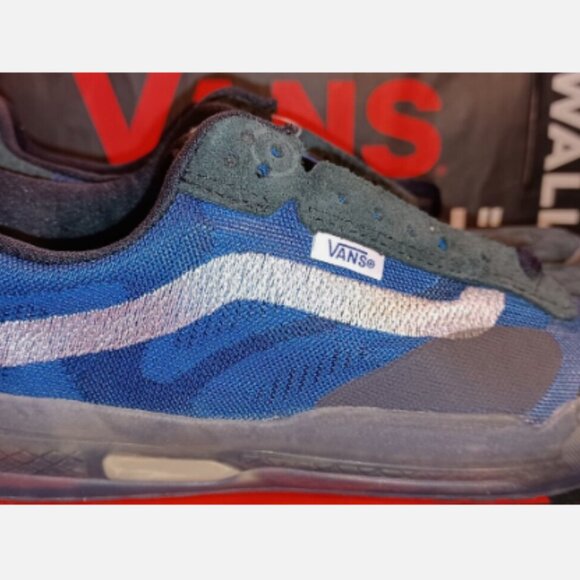 Vans Men’s 8.5/Womens 10 EVDNT Ultimate Waffle Deuce Black Blue Rare VN0A5DY78B2 - Picture 8 of 12